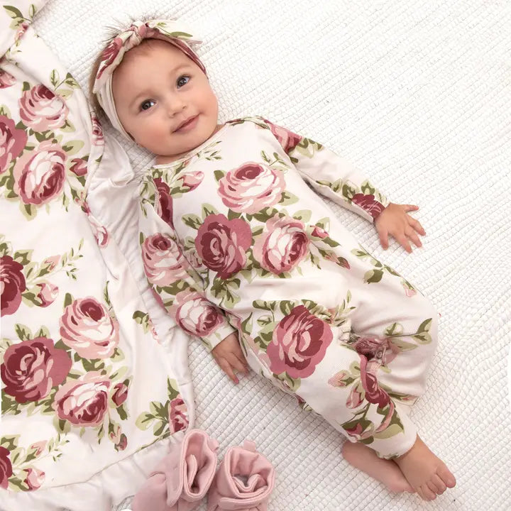 Cabbage Rose Romper