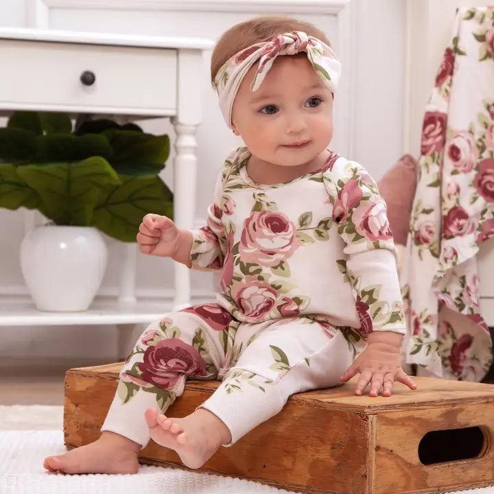 Cabbage Rose Romper