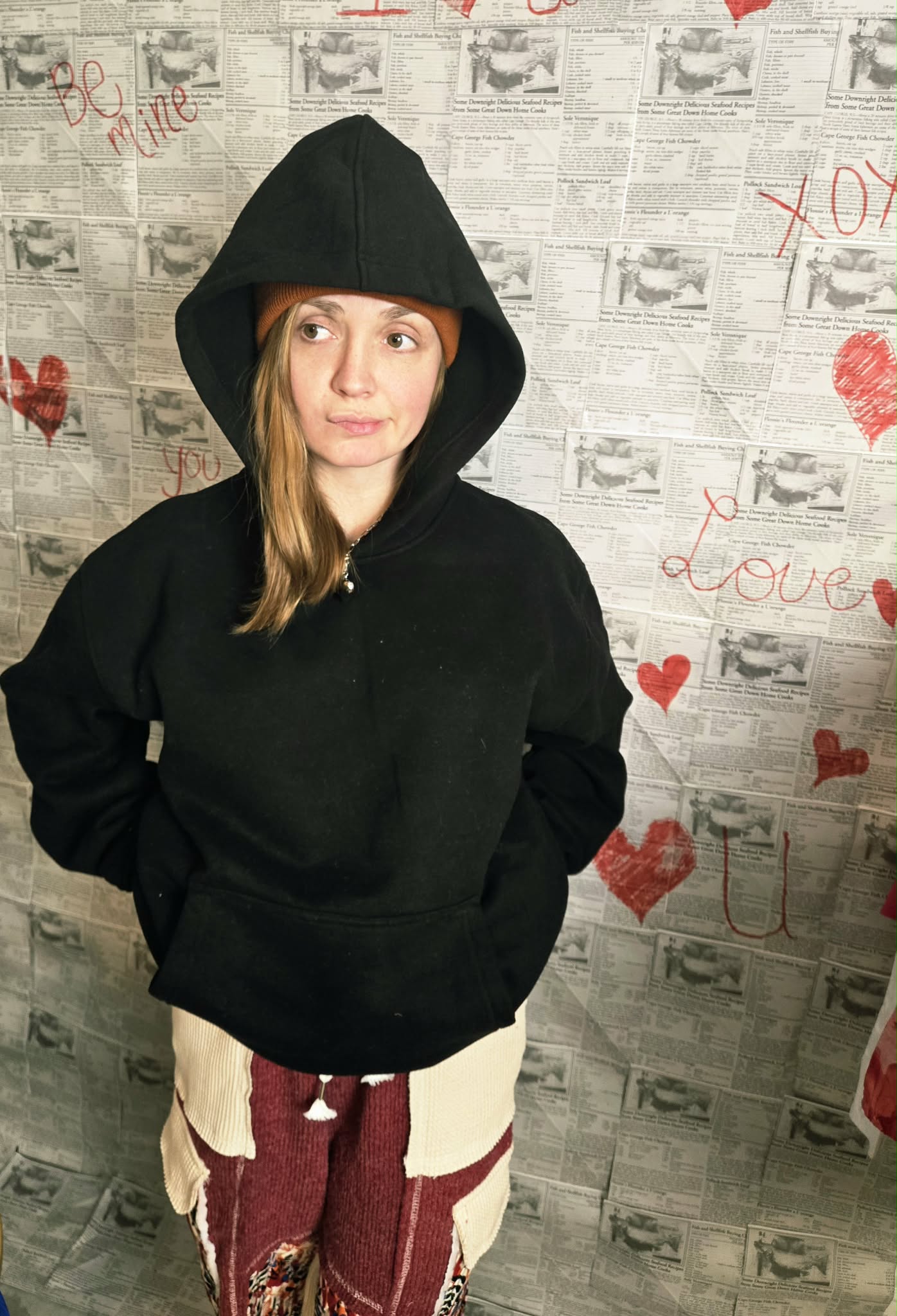 Dami Cloud Fleece Classic Oversized Hoodie Kangaroo Pocket