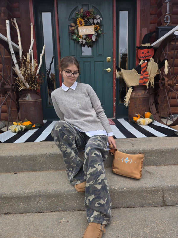 Low Slung Baggy Camo Jeans
