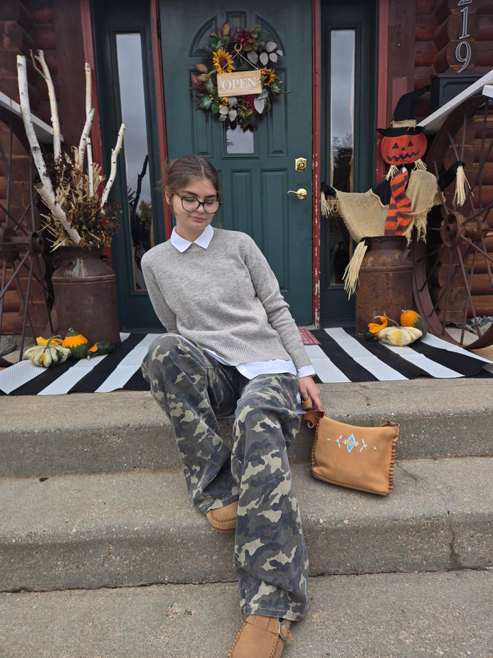 Low Slung Baggy Camo Jeans
