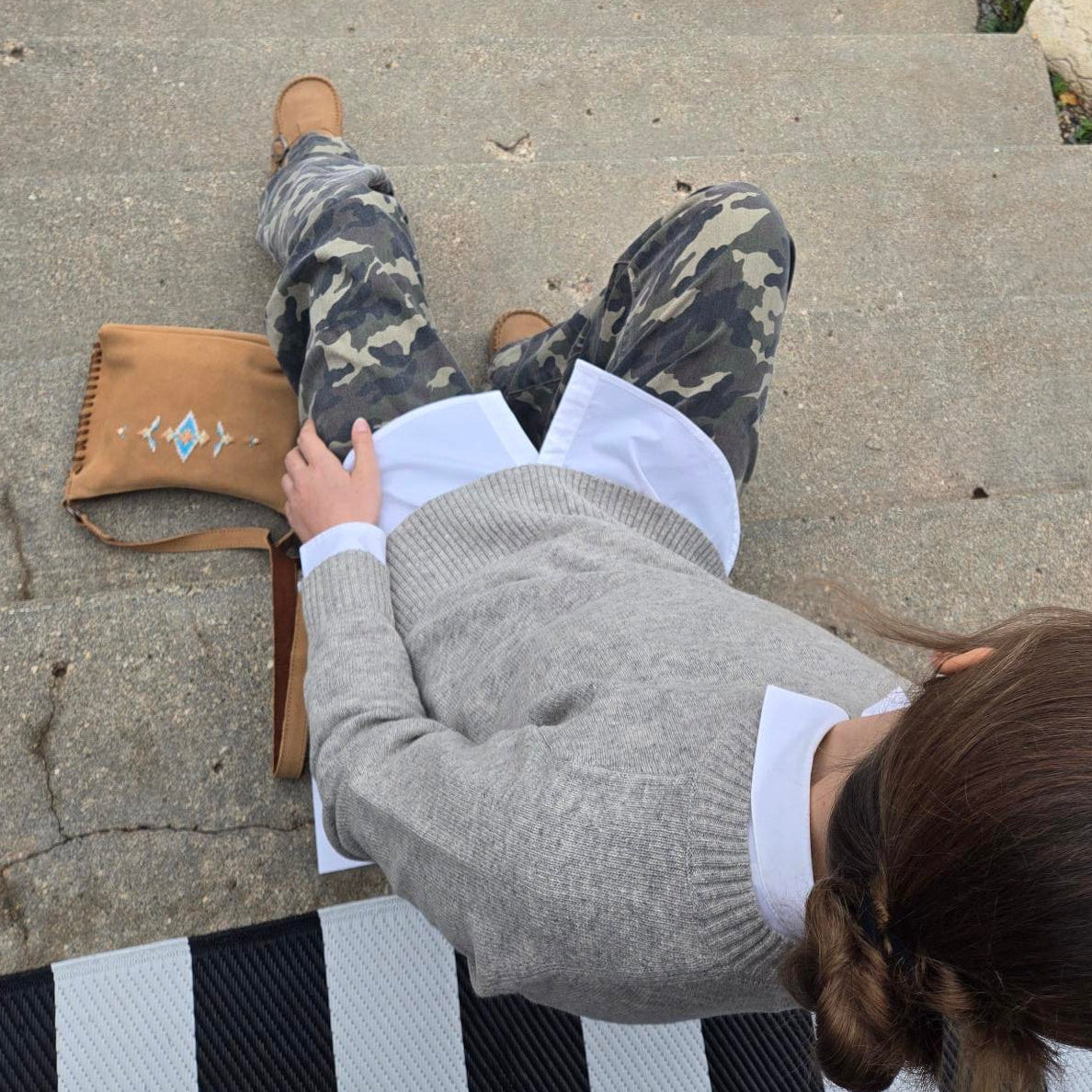 Low Slung Baggy Camo Jeans