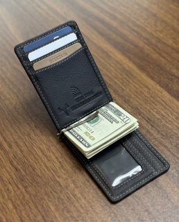American Deerskin Clip Wallet