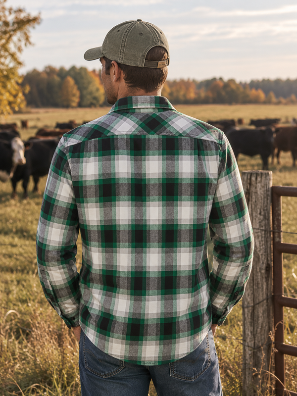 Vintage Flannel Work Shirt