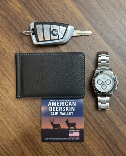 American Deerskin Clip Wallet
