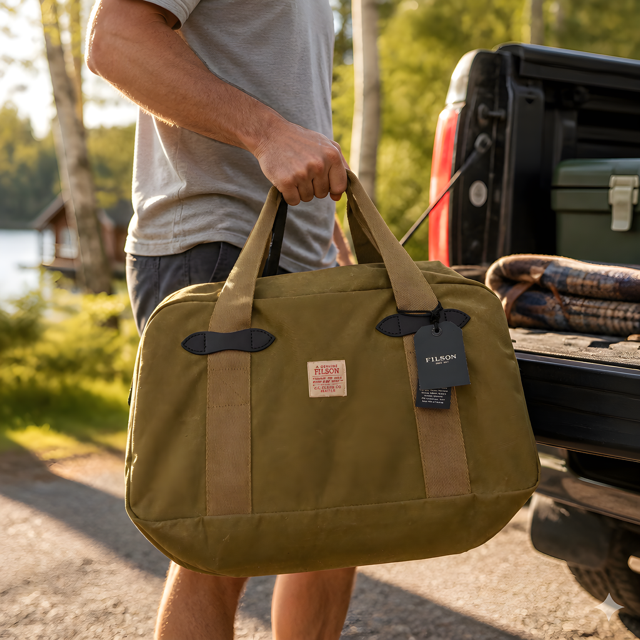 Tin Cloth Small Duffle Bag