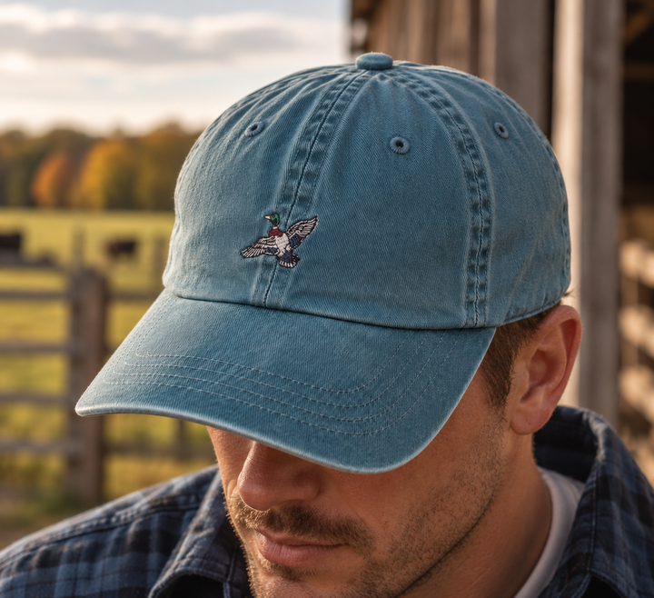 Washed Low-Profile Logger Cap