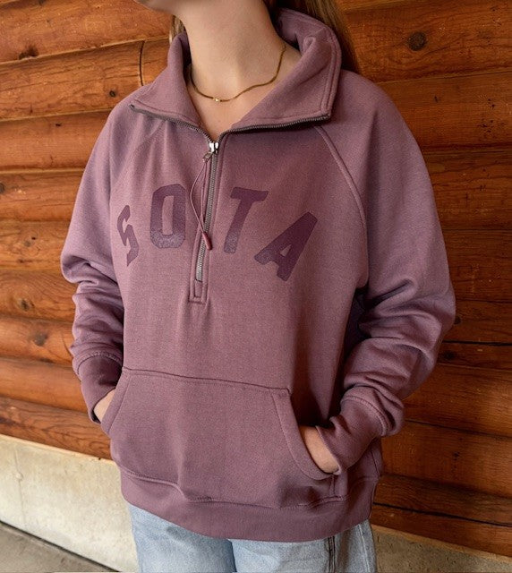 Lila 1/2 Zip Sweathirt