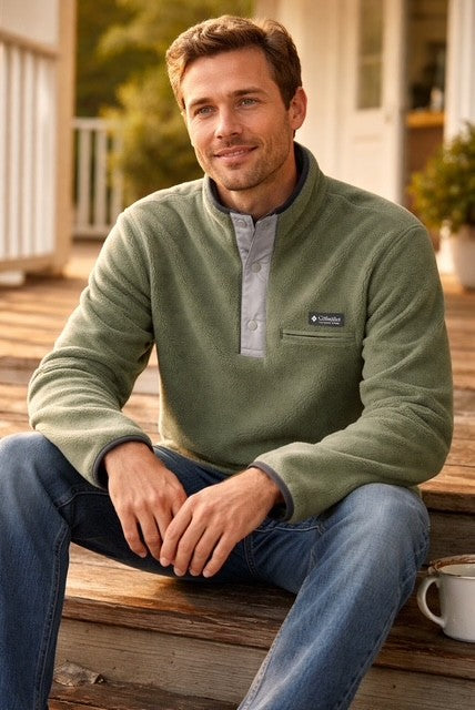 Helvetia II Printed Half Snap Fleece