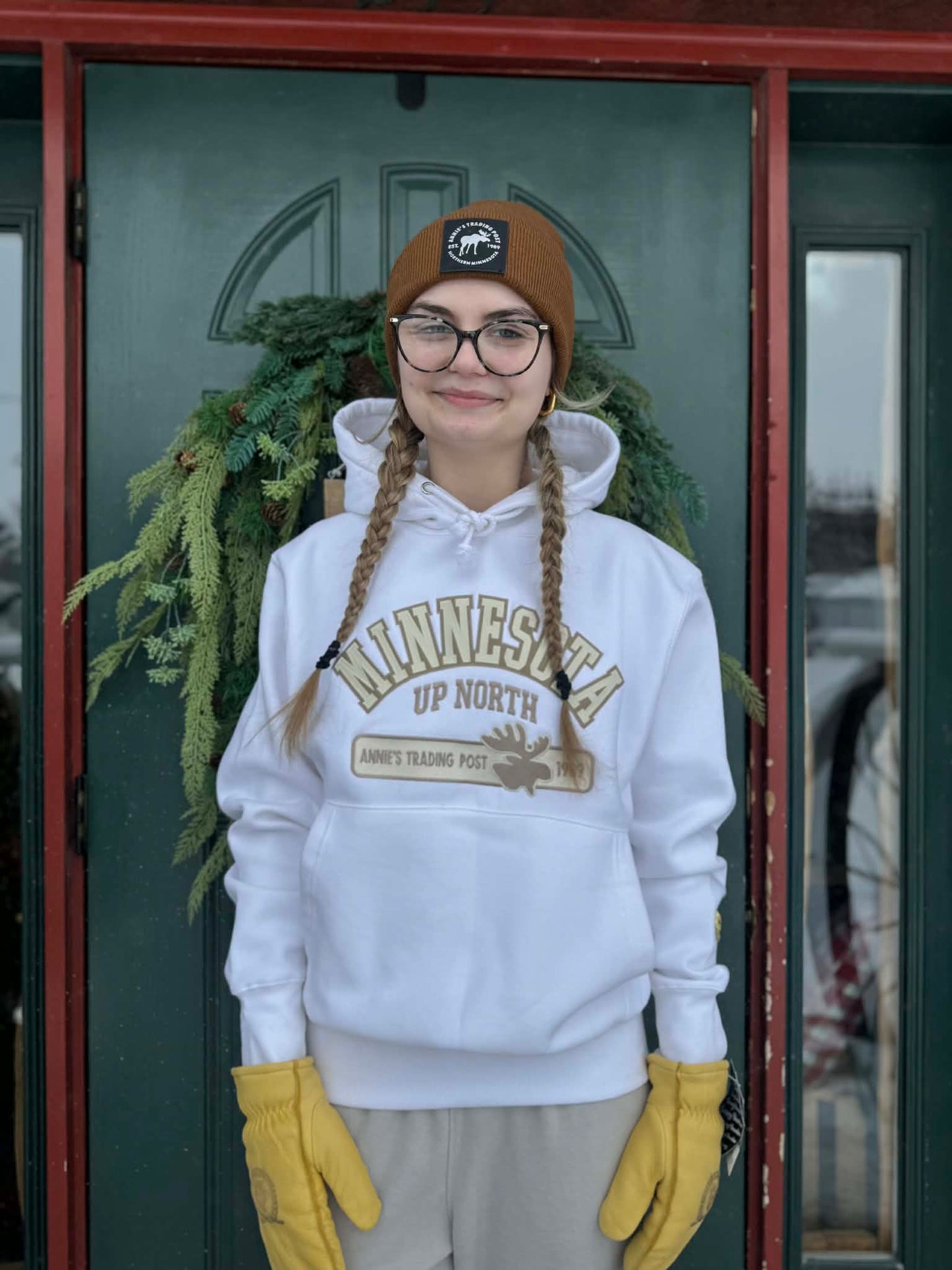 Minnesota Up North Annie's Trading Post Hoodie