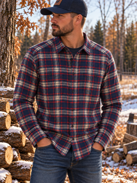 Men's Woolly Modern Fit Flannel | 5oz