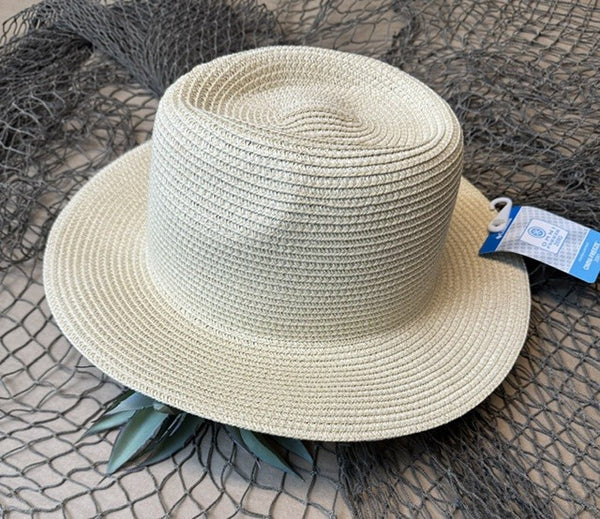GLOBAL ADVENTURE STRAW FEDORA