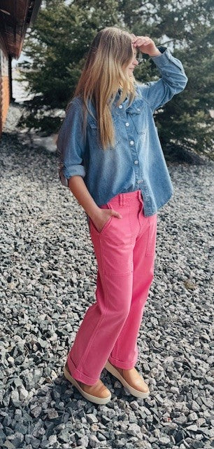 Audrey Super Straight Carpenter Jeans