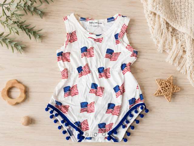 Dillon Pom Pom Romper