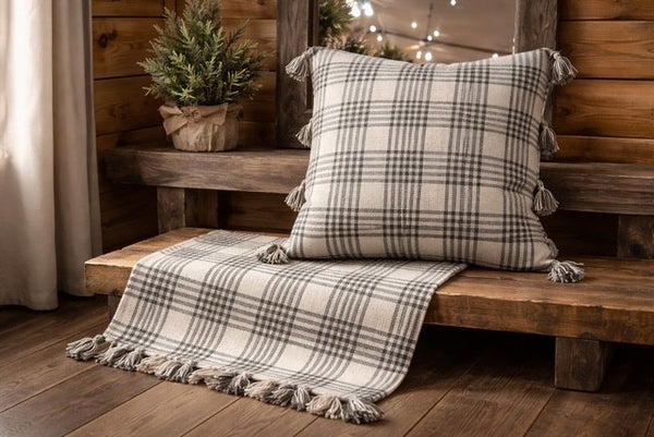 Remi Plaid Outdoor Pillow