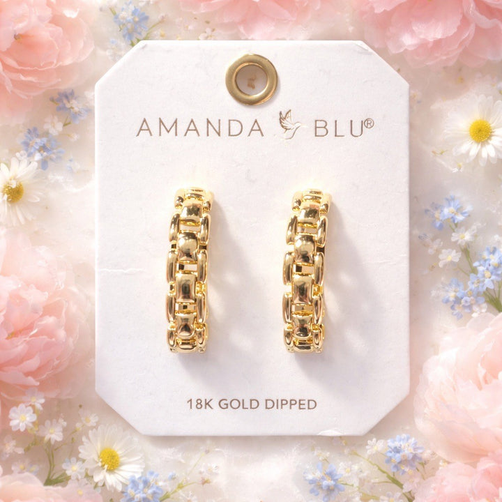 Zoe Huggie | Polished Gold