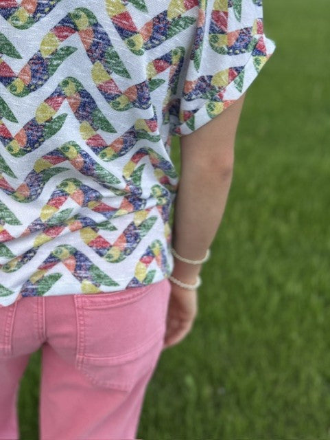 Tribal Mosaic Placement Print Top