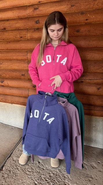 Lila 1/2 Zip Sweathirt
