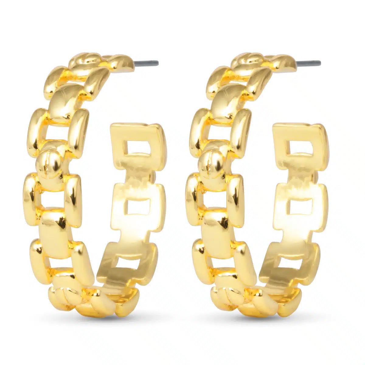 Zoe Huggie | Polished Gold