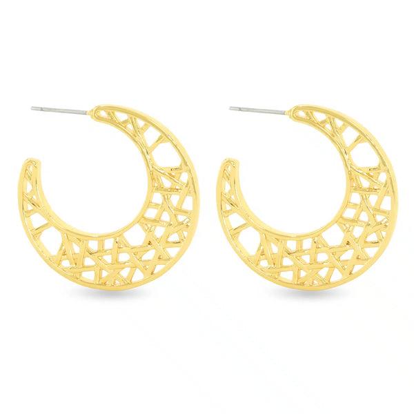 Penelope Earrings | Polished Gold