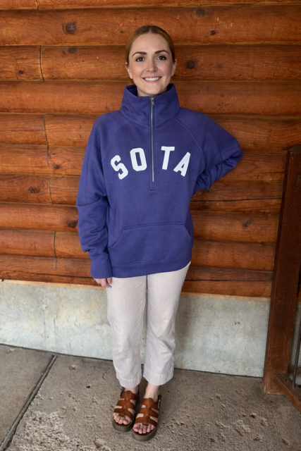 Lila 1/2 Zip Sweathirt