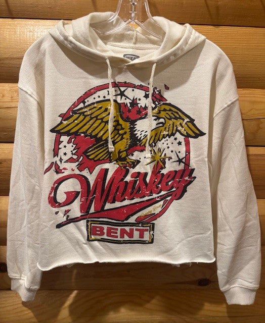 Whiskey Bent Cropped Hoodie