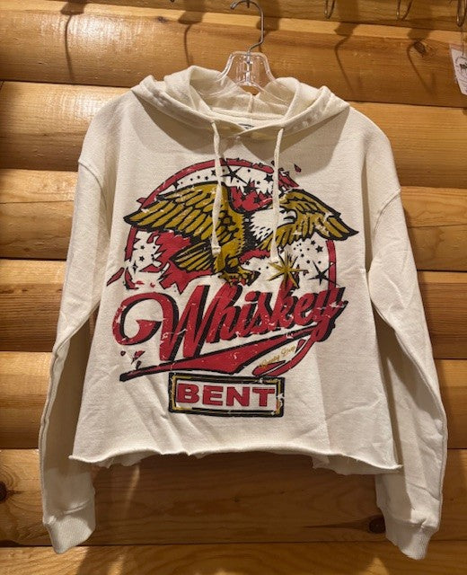 Whiskey Bent Cropped Hoodie