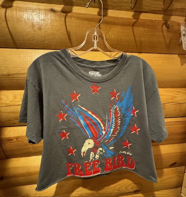 Free Bird 22 Vintage Relaxed Crop T-Shirt