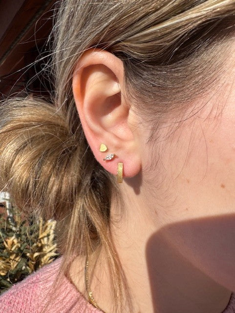 Textured Huggies | Gold