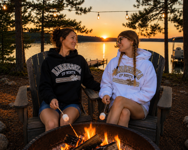 Minnesota Up North Annie's Trading Post Hoodie