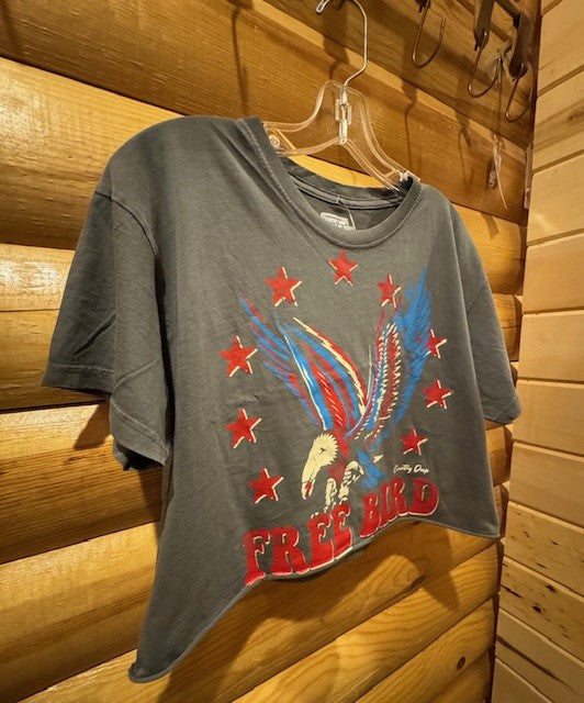 Free Bird 22 Vintage Relaxed Crop T-Shirt