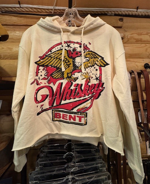 Whiskey Bent Cropped Hoodie