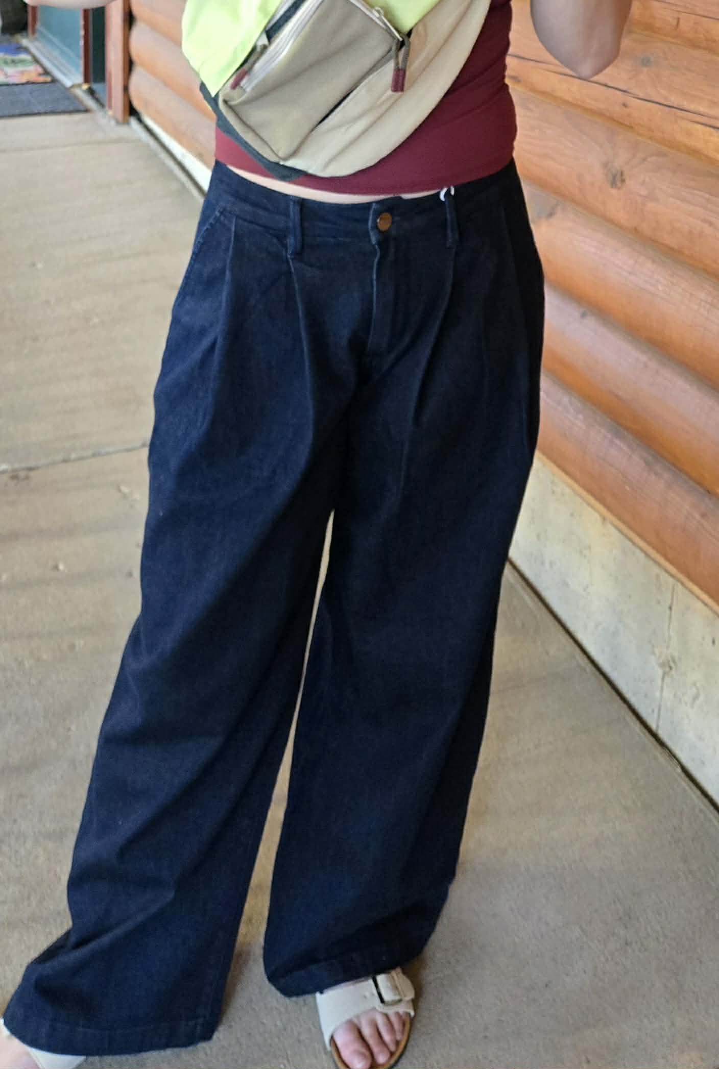 Slouchy Palazzo Jeans