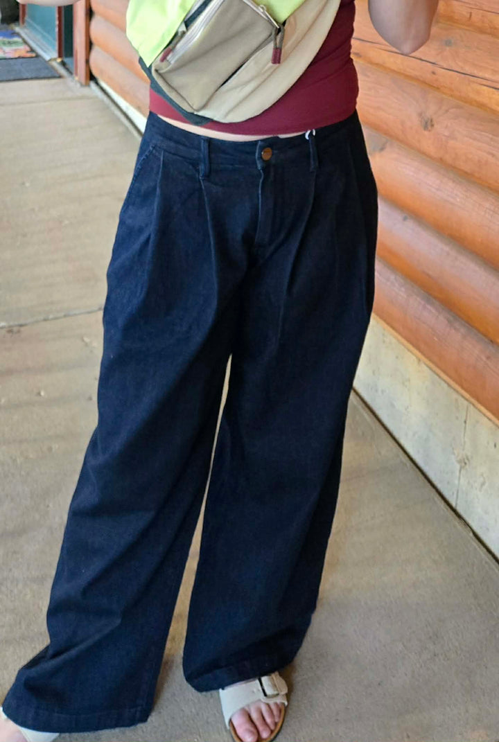 Slouchy Palazzo Jeans