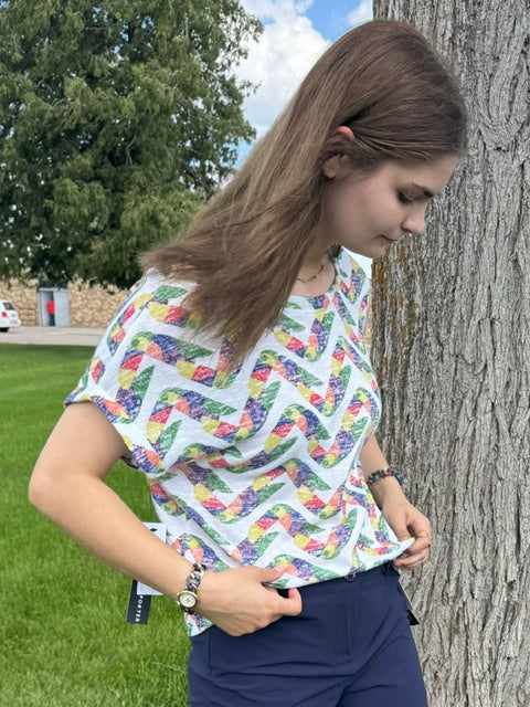 Tribal Mosaic Placement Print Top