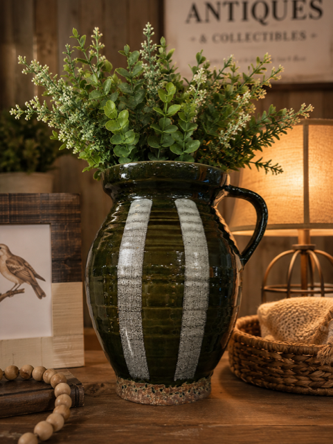 Stoneware Pitcher | 10.25" H