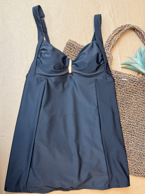 Flatten It Swim Dress W/Frill