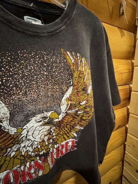 Born Free Oversized 90's vibe Cropped T-Shirt