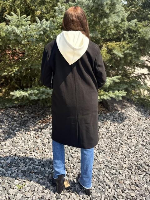Car Coat With Fooler Hoodie