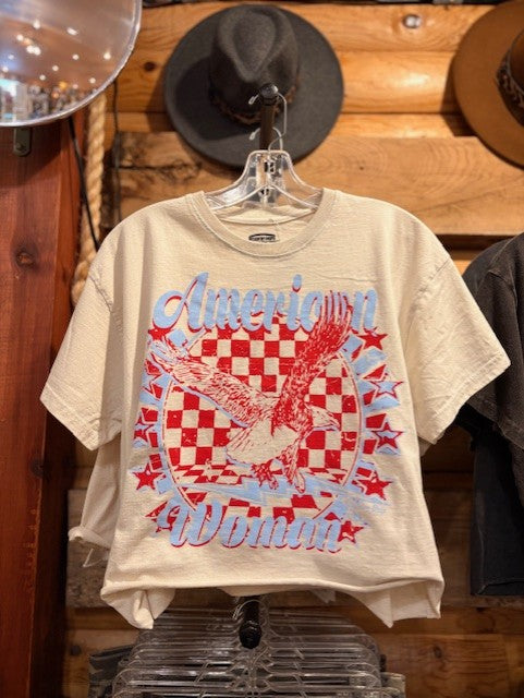 American Women Relaxed Crop T-Shirt
