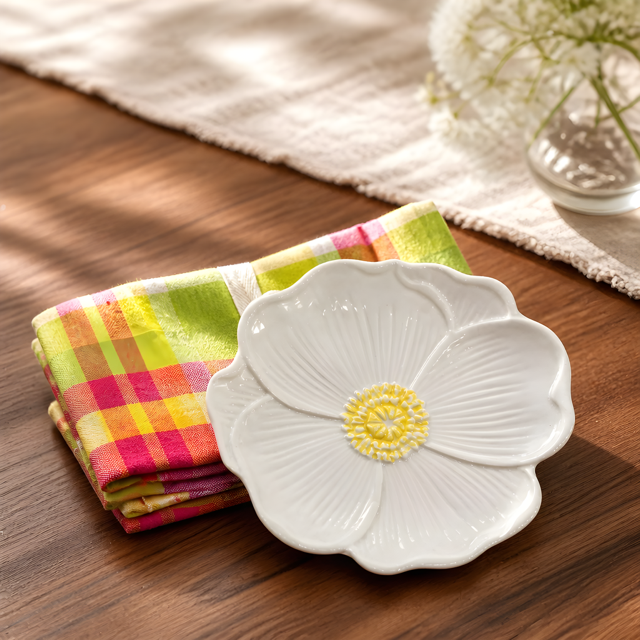 LemonCello Plaid Napkin Set of 4