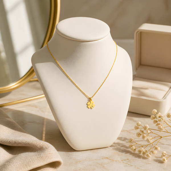Golden Clover Necklace