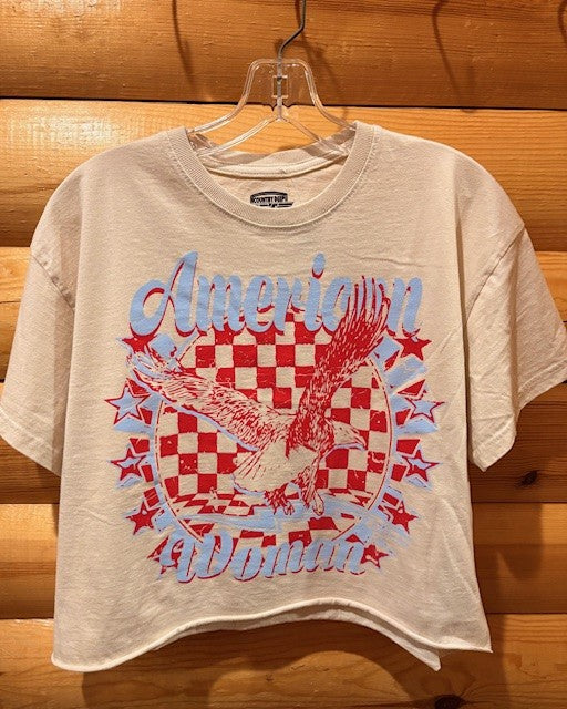 American Women Relaxed Crop T-Shirt
