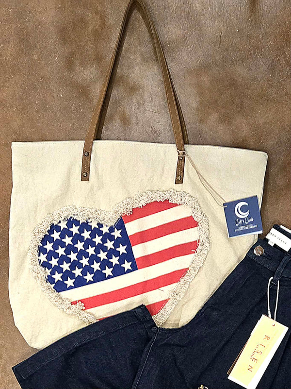 Cotton & Leather Tote
