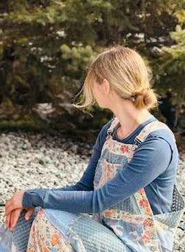 Mineral Wash Fitted Ribbed Top