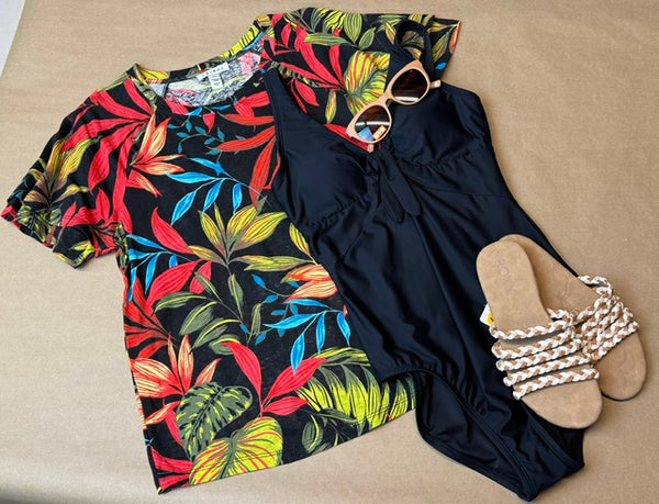 Flatten It Knot Front Swimsuit