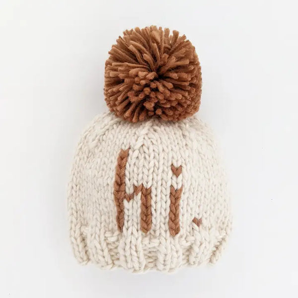 hi. Hand Knit Beanie/Blanket