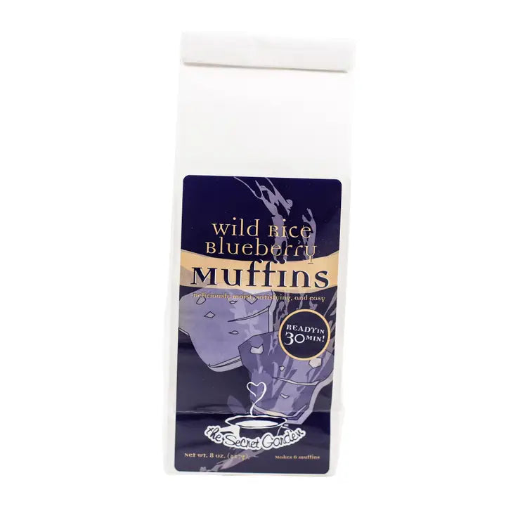 Wild Rice Blueberry Muffins