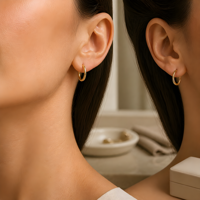 Tessa Tube Hoops | Small