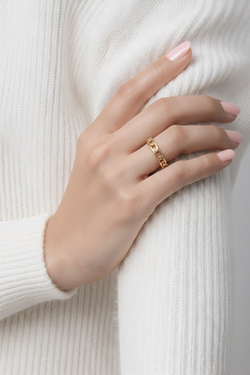 D-Link Band Ring | Gold